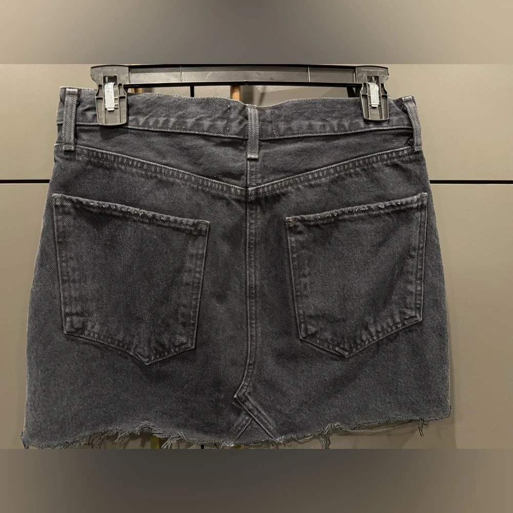 Agolde Quinn High Rise Mini Skirt Womens Size 27